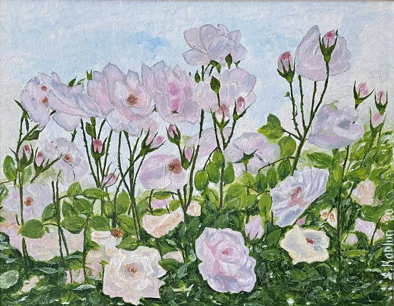 Original Contemporary Floral Painting by Irina Kaplun