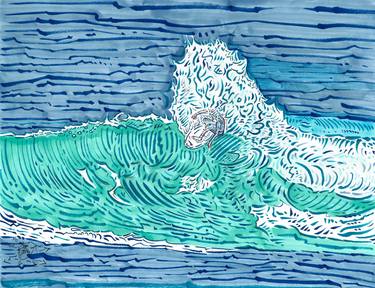 Print of Illustration Seascape Drawings by Lutha Leahy-Miller