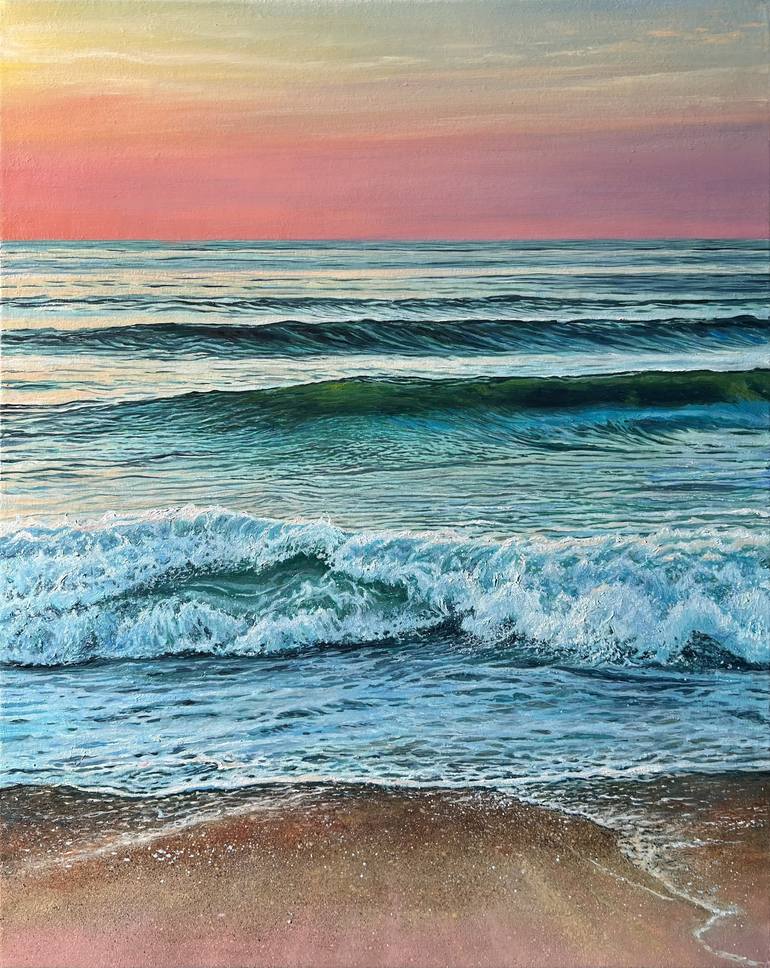 Original Impressionism Seascape Paintings by Daria Dudochnykova