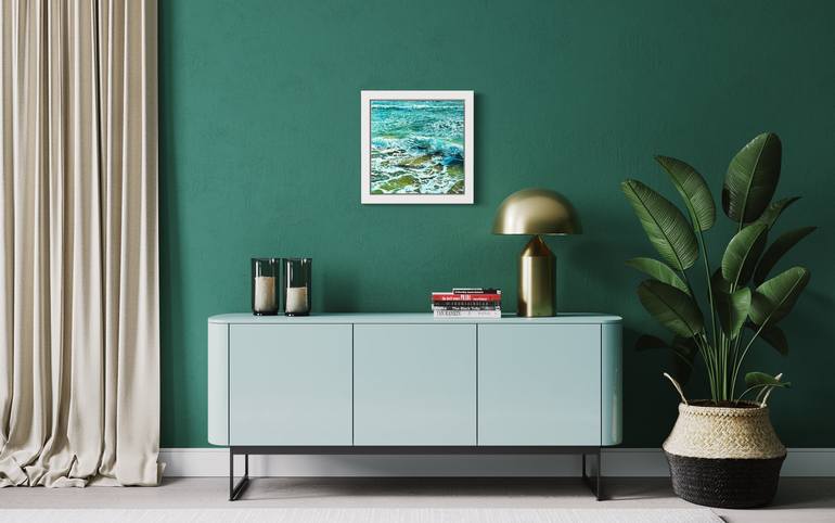 Original Impressionism Seascape Painting by Daria Dudochnykova