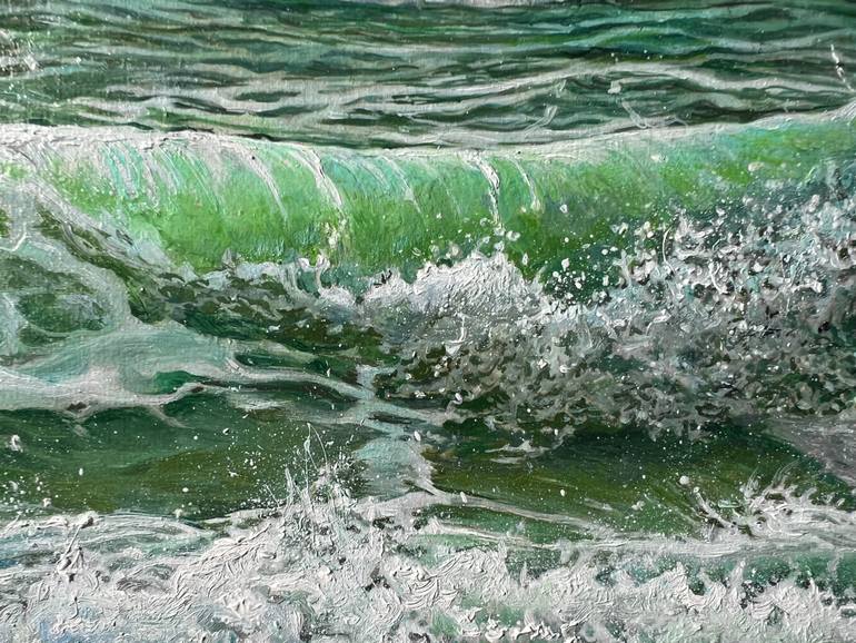 Original Classicism Seascape Painting by Daria Dudochnykova