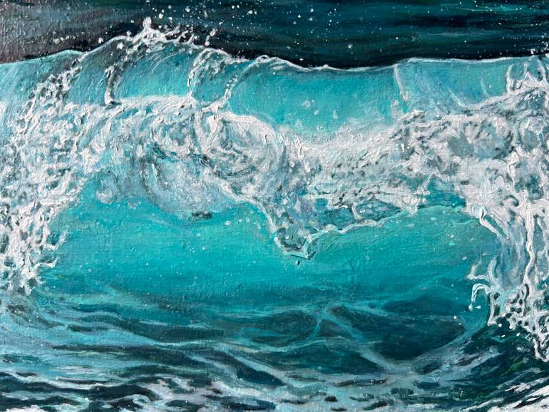 Original Classicism Seascape Painting by Daria Dudochnykova
