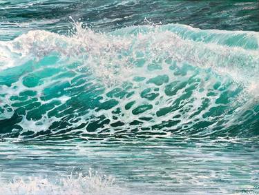 Original Expressionism Seascape Paintings by DARIA DUDOCHNYKOVA