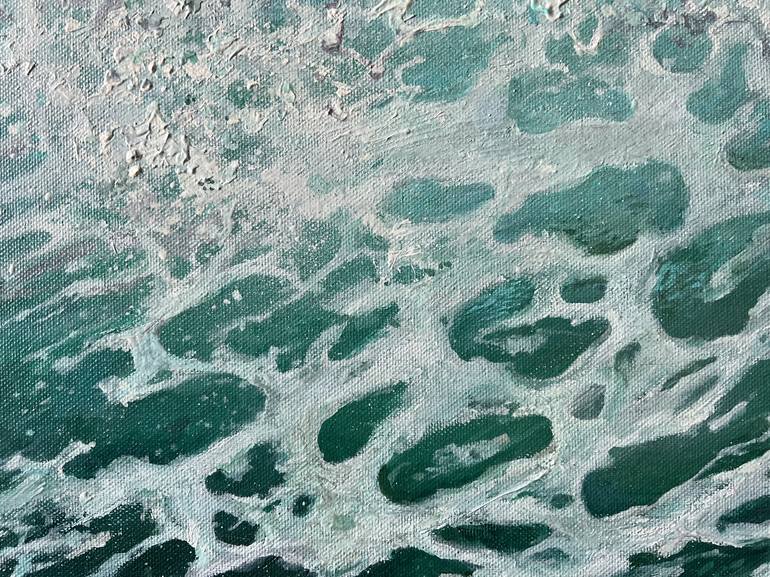 Original Expressionism Seascape Painting by DARIA DUDOCHNYKOVA