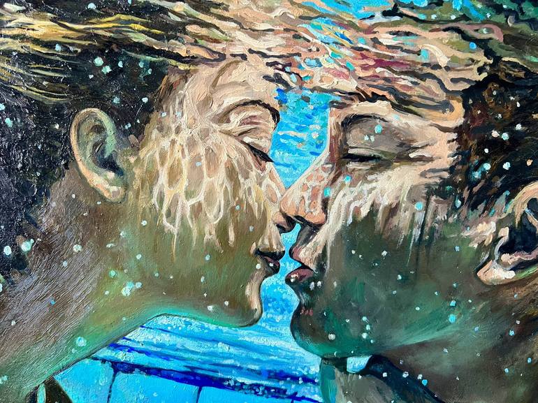 Original Realism Water Painting by Daria Dudochnykova