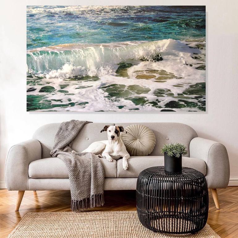 Original Realism Seascape Painting by DARIA DUDOCHNYKOVA