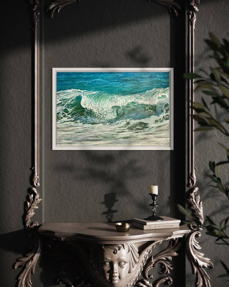 Original Seascape Painting by DARIA DUDOCHNYKOVA