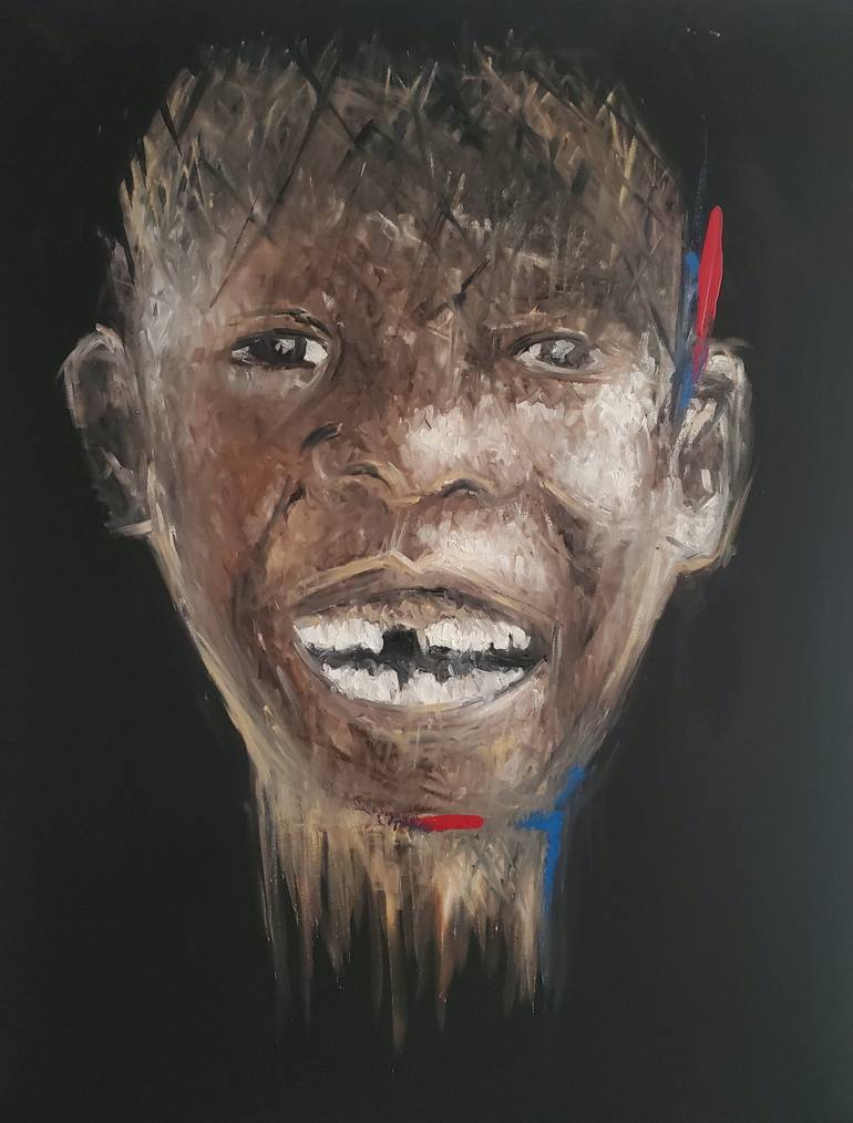 Original Contemporary People Paintings by Stephen Aifegha