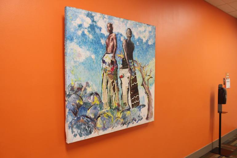 Original Expressionism Pop Culture/Celebrity Painting by Stephen Aifegha