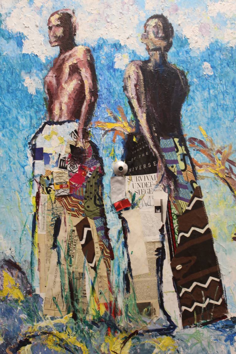 Original Expressionism Pop Culture/Celebrity Painting by Stephen Aifegha