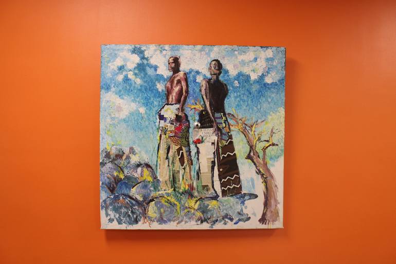 Original Expressionism Pop Culture/Celebrity Painting by Stephen Aifegha