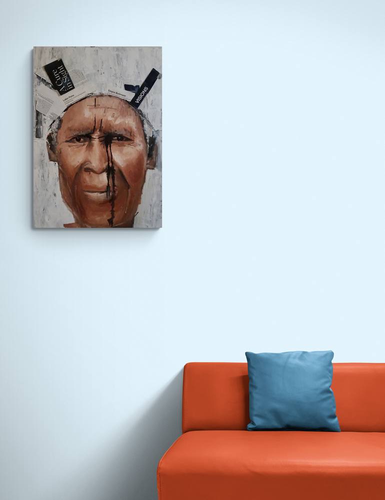 Original Expressionism Pop Culture/Celebrity Painting by Stephen Aifegha