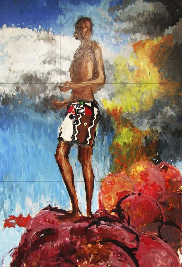 Original Conceptual Culture Painting by stephen aifegha