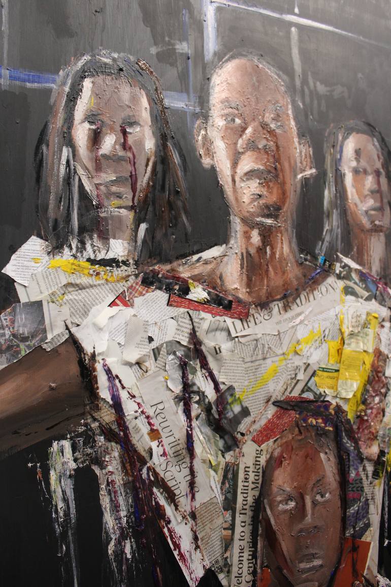 Original Conceptual Politics Painting by Stephen Aifegha