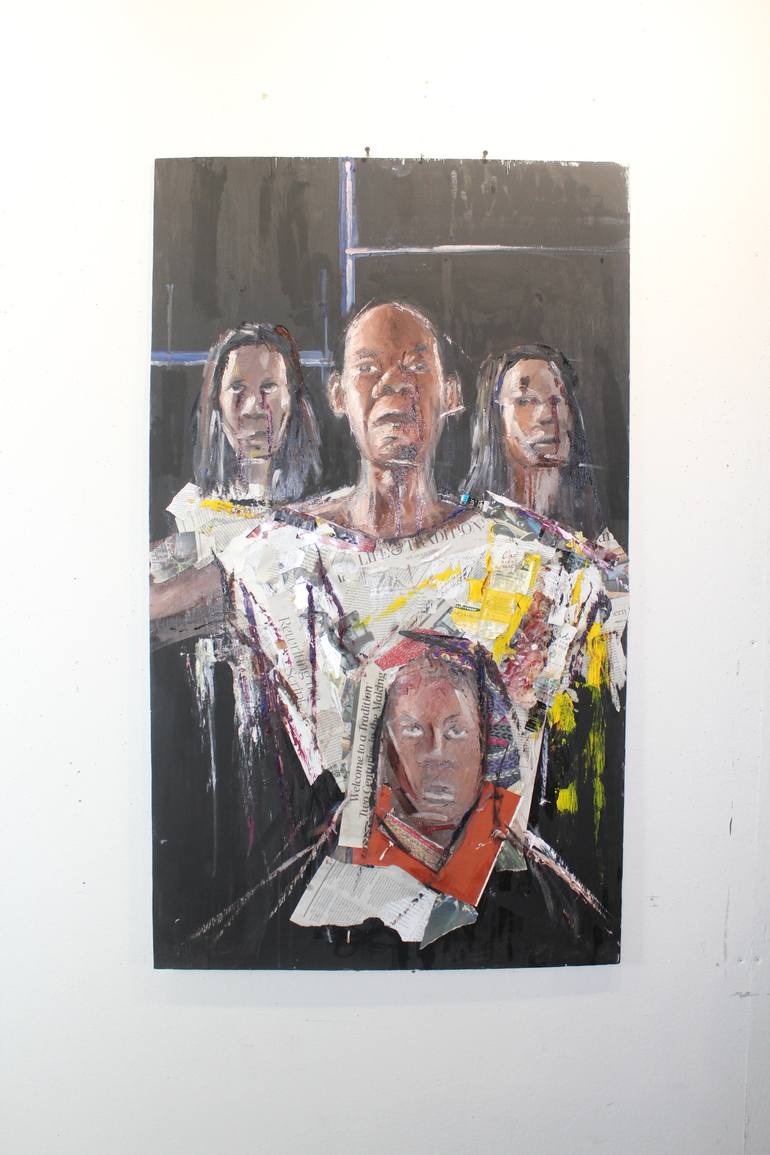 Original Conceptual Political Painting by stephen aifegha