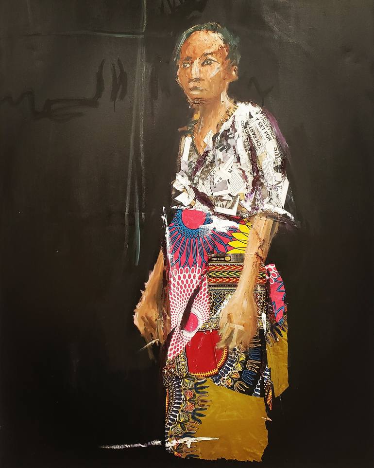 Original Abstract Expressionism Culture Paintings by Stephen Aifegha