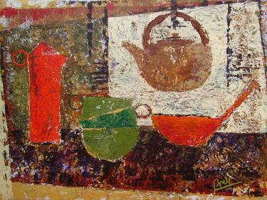 Print of Expressionism Still Life Paintings by Mercedes Rosell