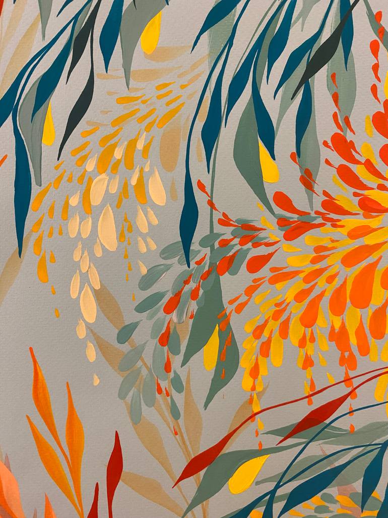 Original Abstract Expressionism Abstract Painting by Shushanik Karapetyan