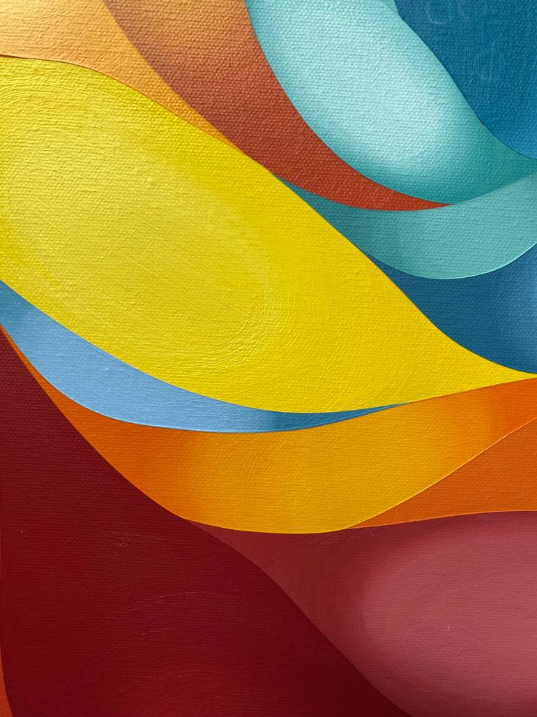 Original Abstract Women Painting by Shushanik Karapetyan