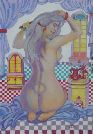 Print of Nude Drawings by Vjacheslav Pobozhenskij