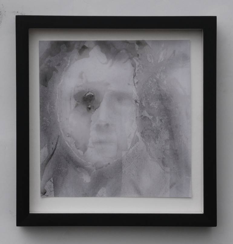 Original Abstract Expressionism Portrait Drawing by Paul McParland