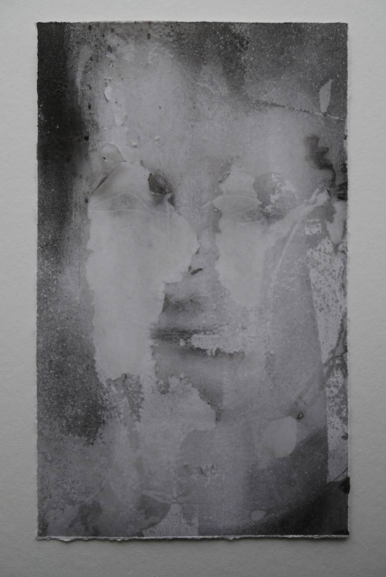 Original Abstract Expressionism Portrait Drawing by Paul McParland