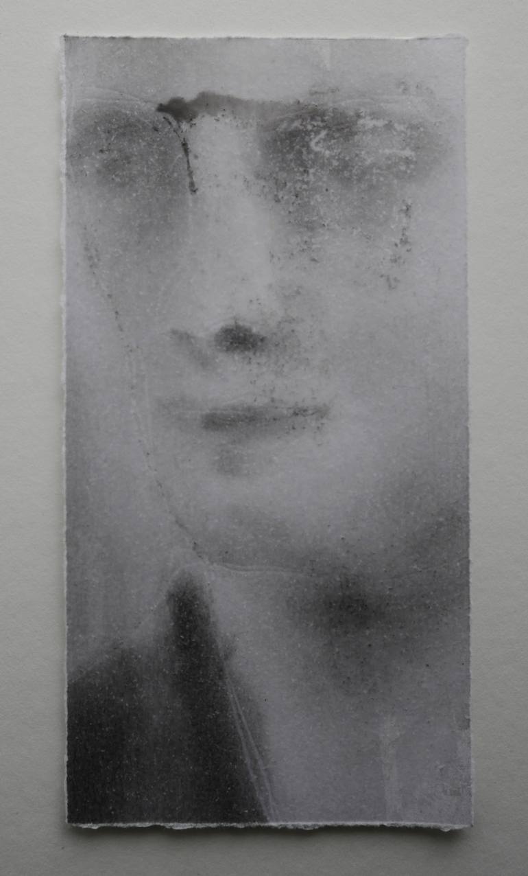 Original Abstract Expressionism Portrait Drawing by Paul McParland