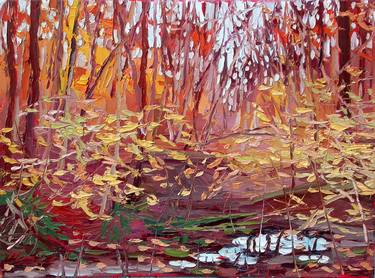 Original Expressionism Landscape Paintings by Charlene Marsh