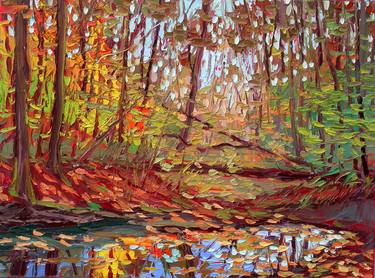 Original Expressionism Landscape Paintings by Charlene Marsh