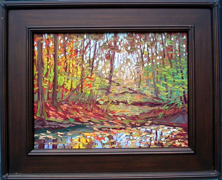 Original Expressionism Landscape Painting by Charlene Marsh