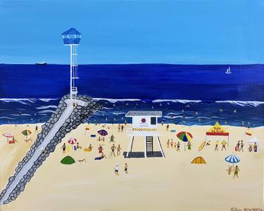 Print of Beach Paintings by Peter Kruger