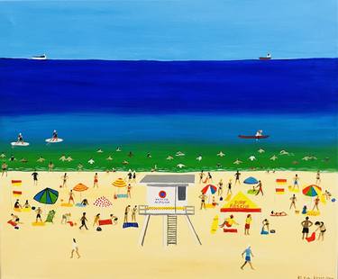 Original Beach Paintings by Peter Kruger