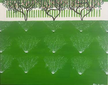 Original Contemporary Botanic Painting by Peter Kruger