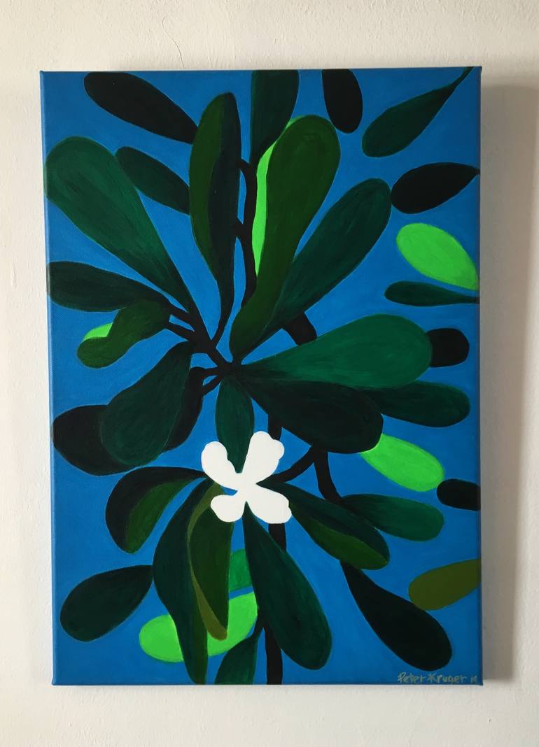 Original Figurative Floral Painting by Peter Kruger