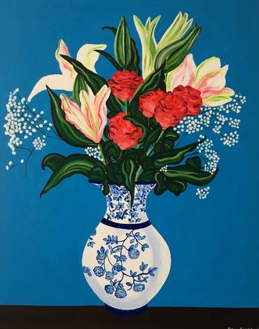 Print of Floral Paintings by Peter Kruger
