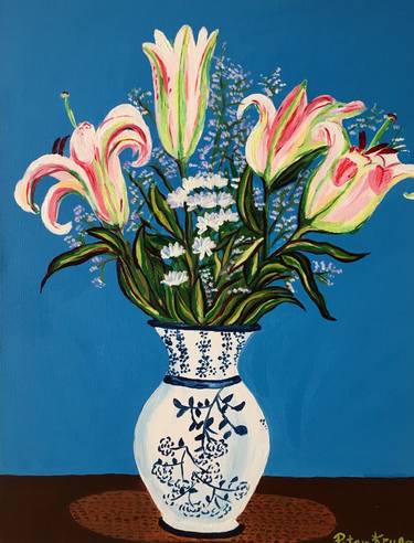 Print of Figurative Floral Paintings by Peter Kruger