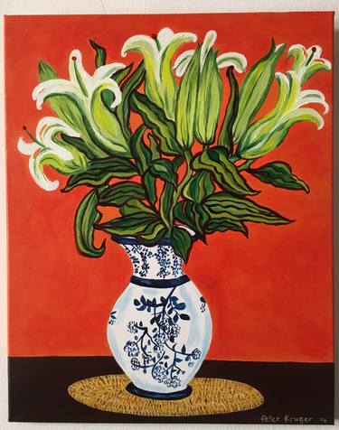 Print of Floral Paintings by Peter Kruger