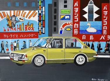 Print of Car Paintings by Peter Kruger