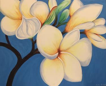 Original Expressionism Botanic Paintings by Peter Kruger