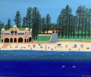 Print of Impressionism Beach Paintings by Peter Kruger