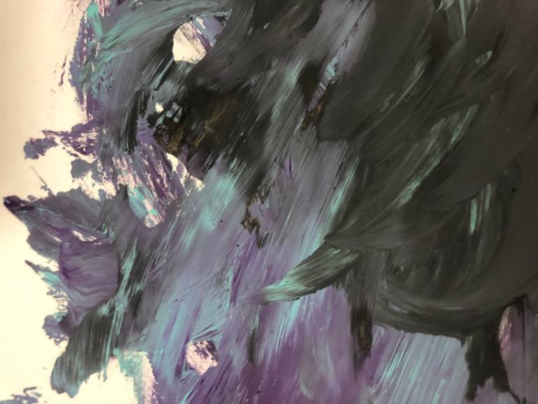 Original Conceptual Abstract Painting by Naoko Benom-Miura