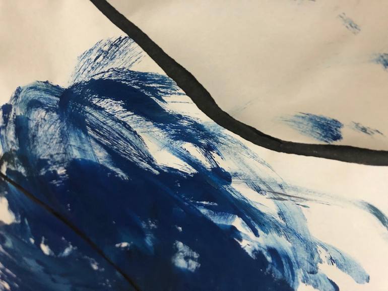 Original Conceptual Abstract Painting by Naoko Benom-Miura