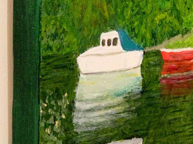 Original Impressionism Landscape Painting by Marciana Poland