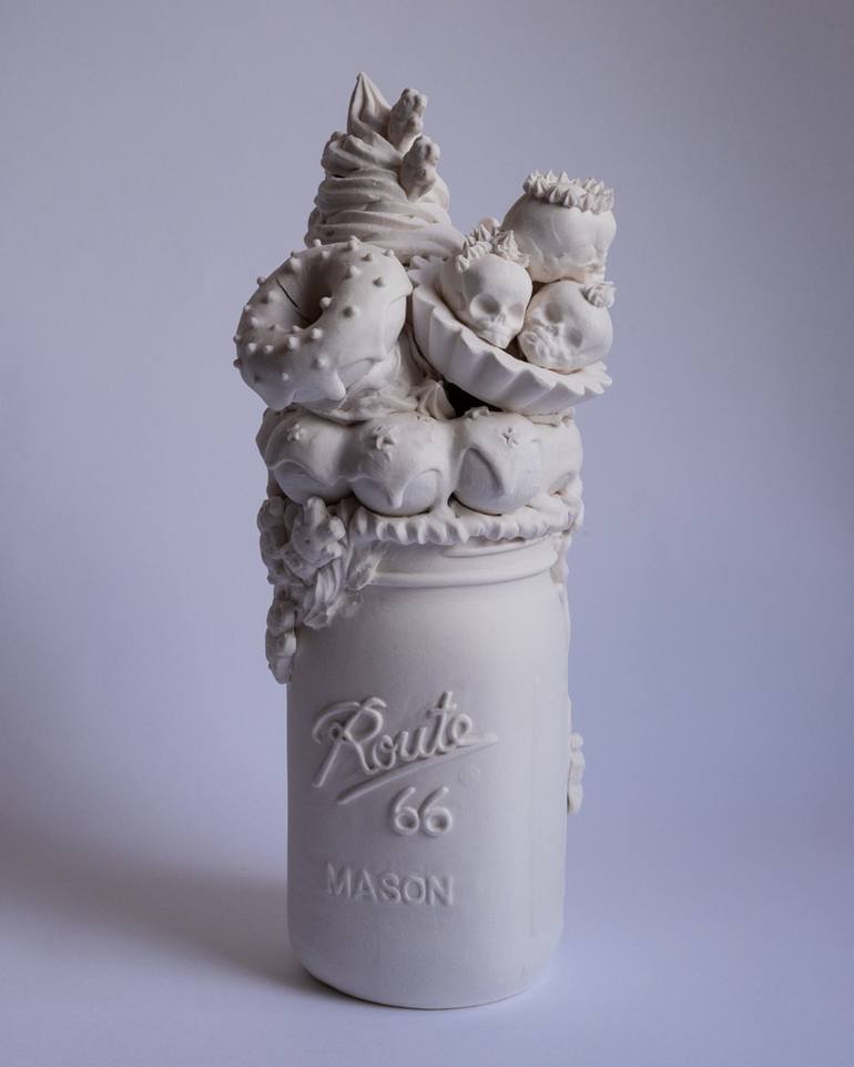Original Pop Art Food & Drink Sculpture by Jacqueline Tse