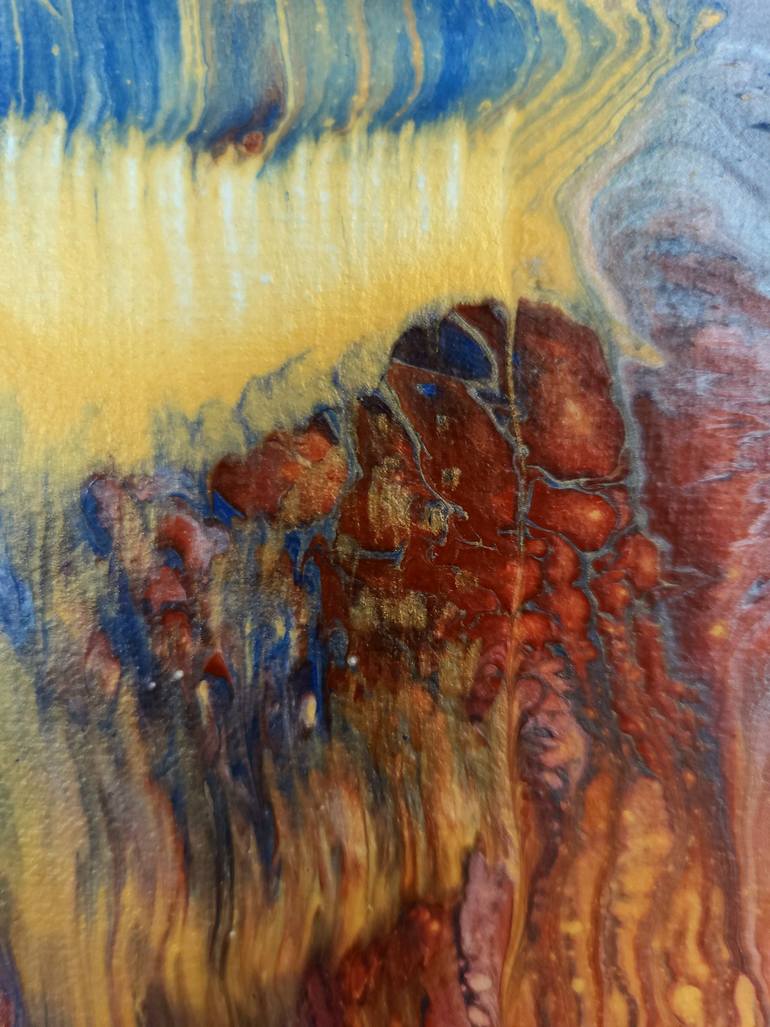 Original Abstract Expressionism Abstract Painting by Olena Golembovska