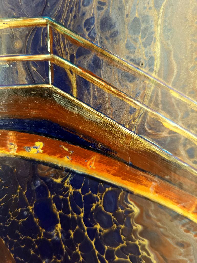 Original Abstract Expressionism Abstract Painting by Olena Golembovska