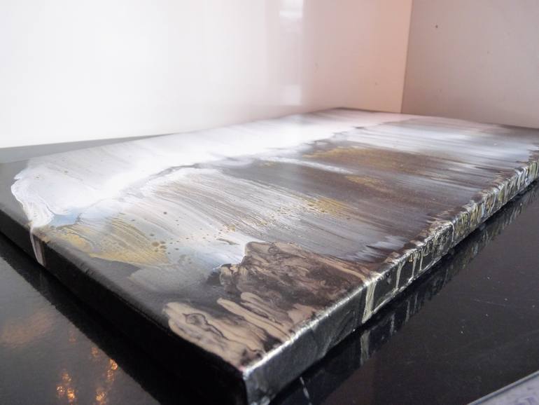 Original Abstract Water Painting by Olena Golembovska