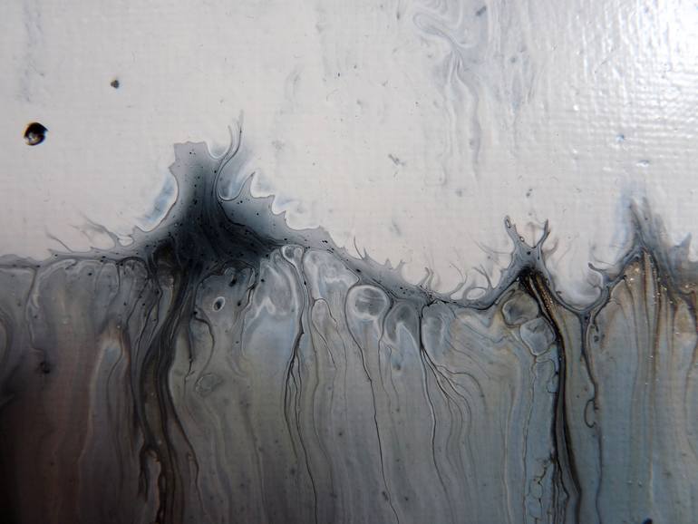 Original Abstract Water Painting by Olena Golembovska