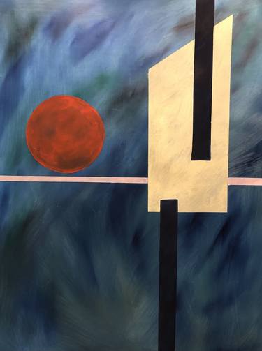Original Abstract Painting by Bert De Doncker