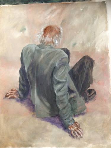 Original Figurative Men Paintings by Bert De Doncker